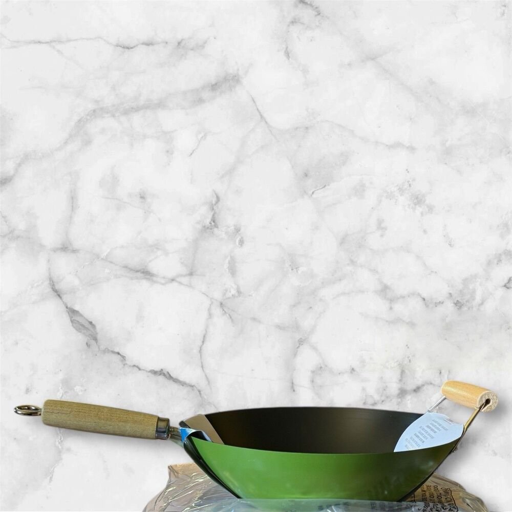 Gibson Everyday Hallandale Wok, 11.8" Durable Non-Stick Steel, New GREEN